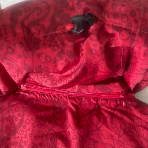 Billabong Jamie Anderson Signature Series Womens Red Snow Jacket M Full Zip Ski - Picture 14 of 16